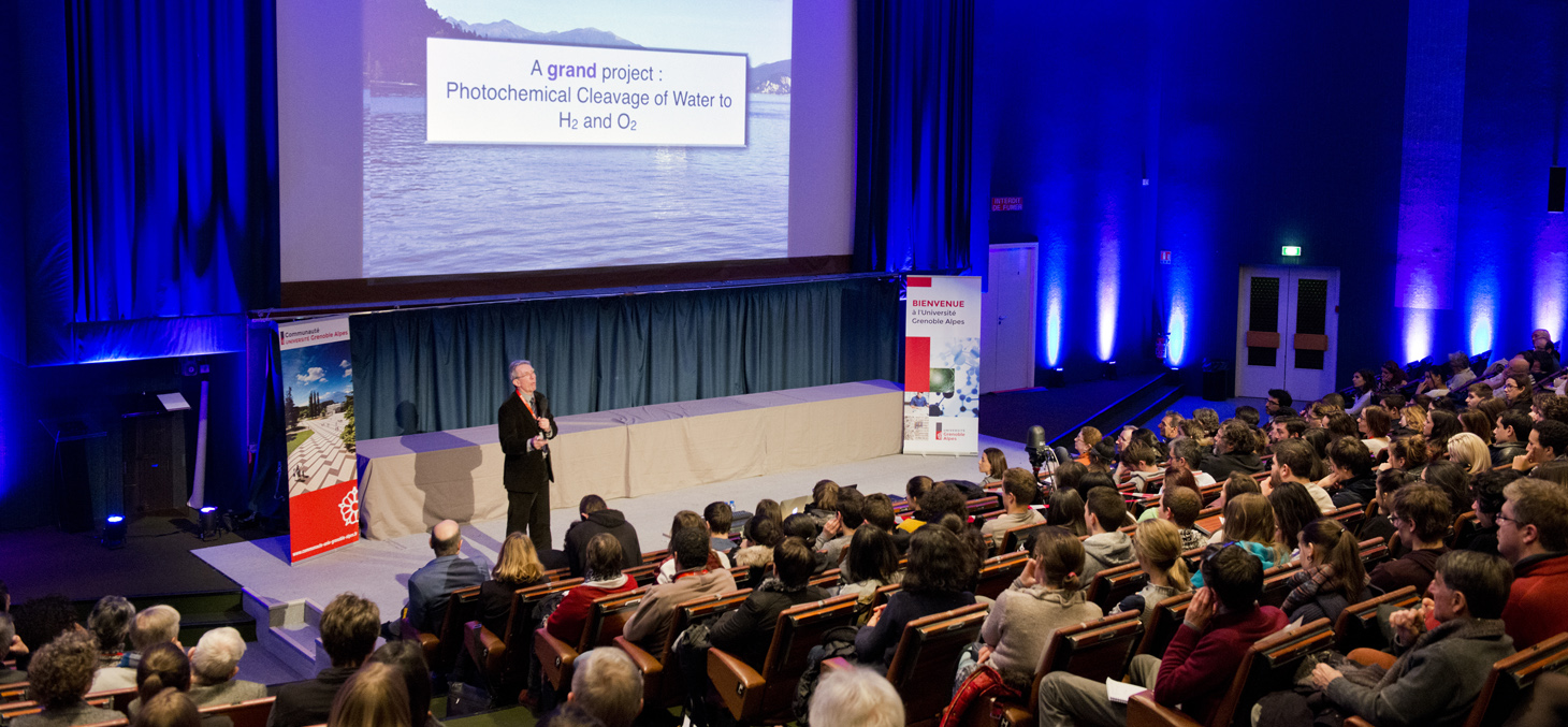 Conférence d'exception de Jean-Pierre Sauvage, prix Nobel de chimie 2016, sur le campus grenoblois