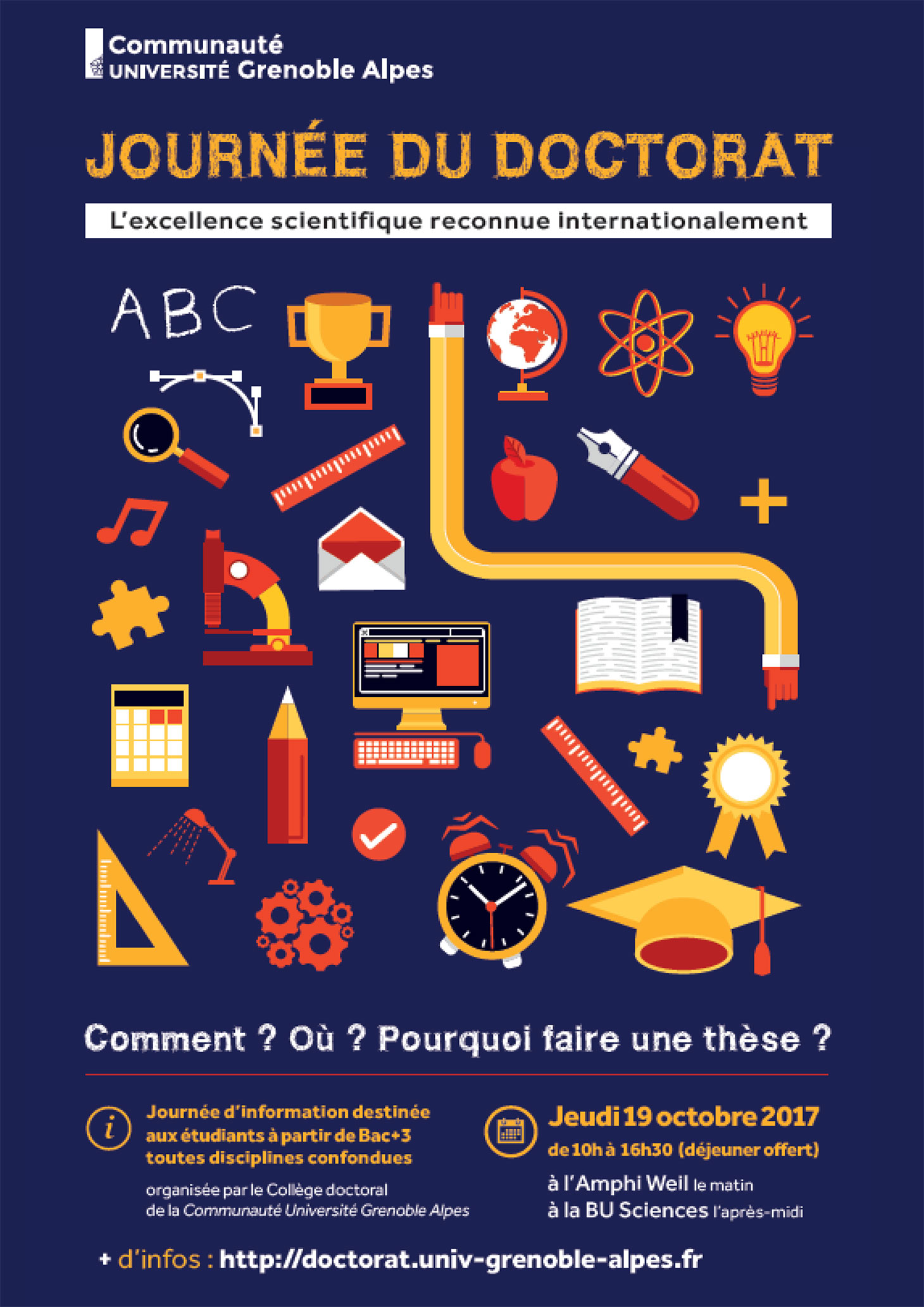 Affiche de la journée du doctorat