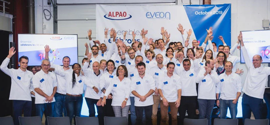 Les équipes ALPAO et EVEON. © EVEON