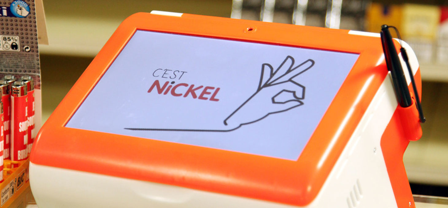 Le Compte Nickel dans un bureau de tabac