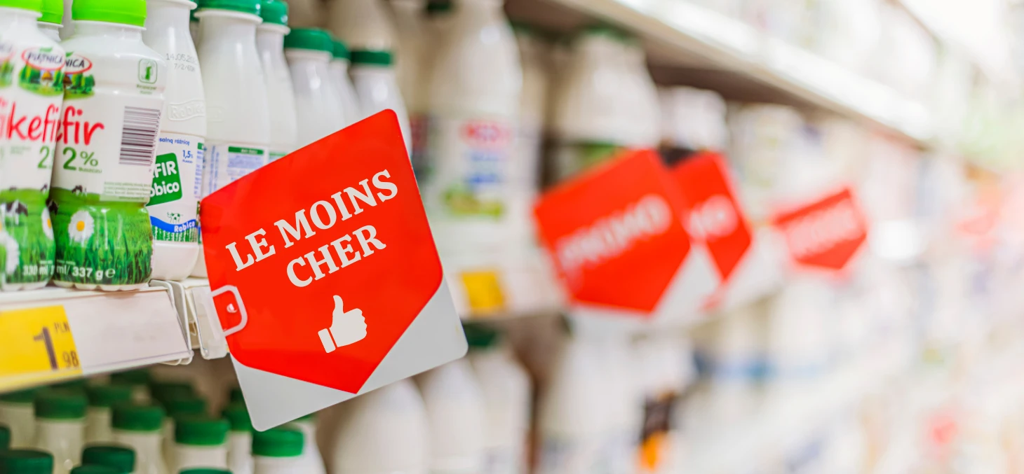Face à l'inflation, des collectifs s'organisent pour refuser de payer le prix requis pour différentes produits. Shutterstock