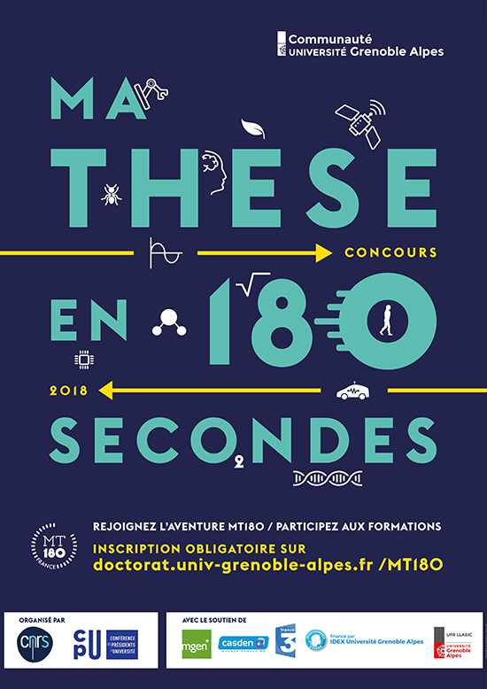 Affiche de l'édition 2018 du concours MT180