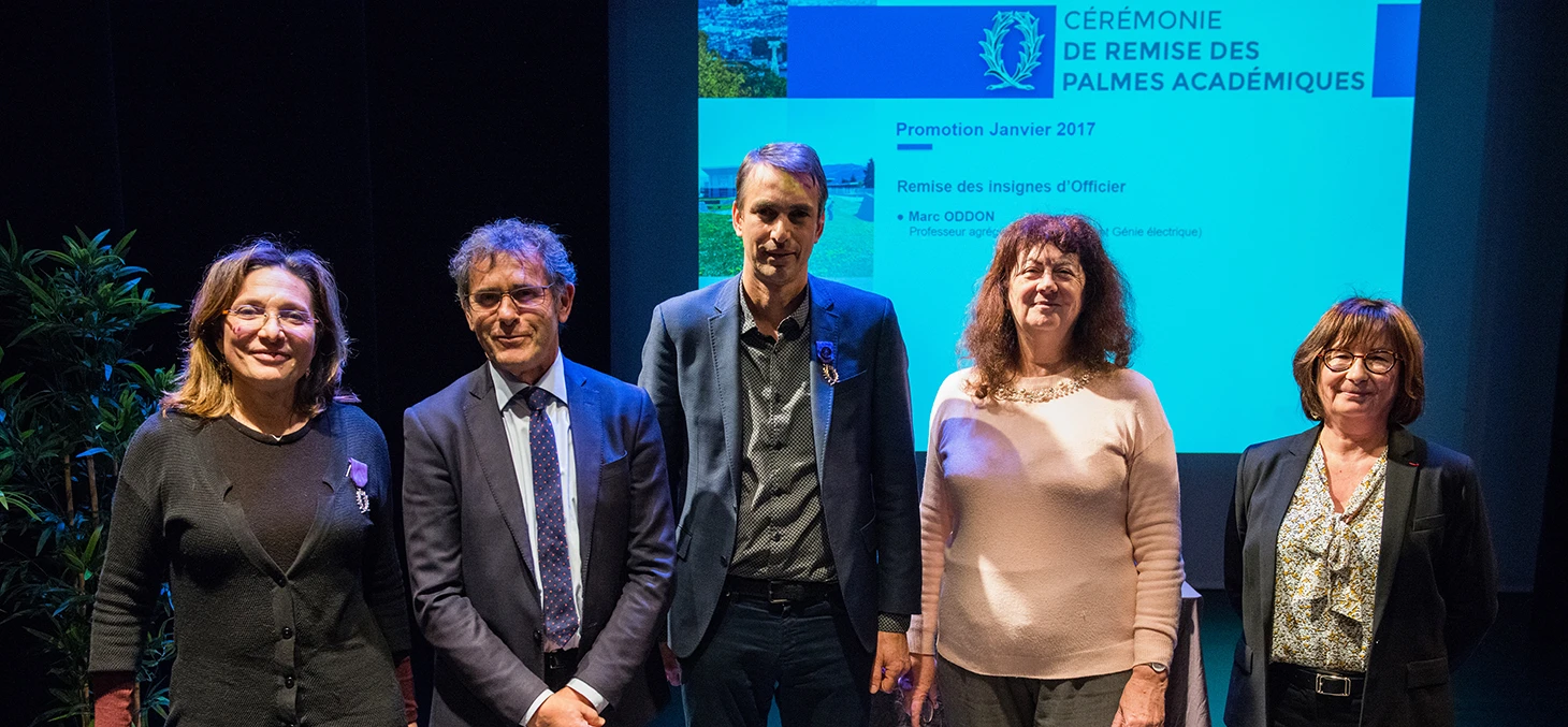Remise des Palmes académiques à la promotion Janvier 2017