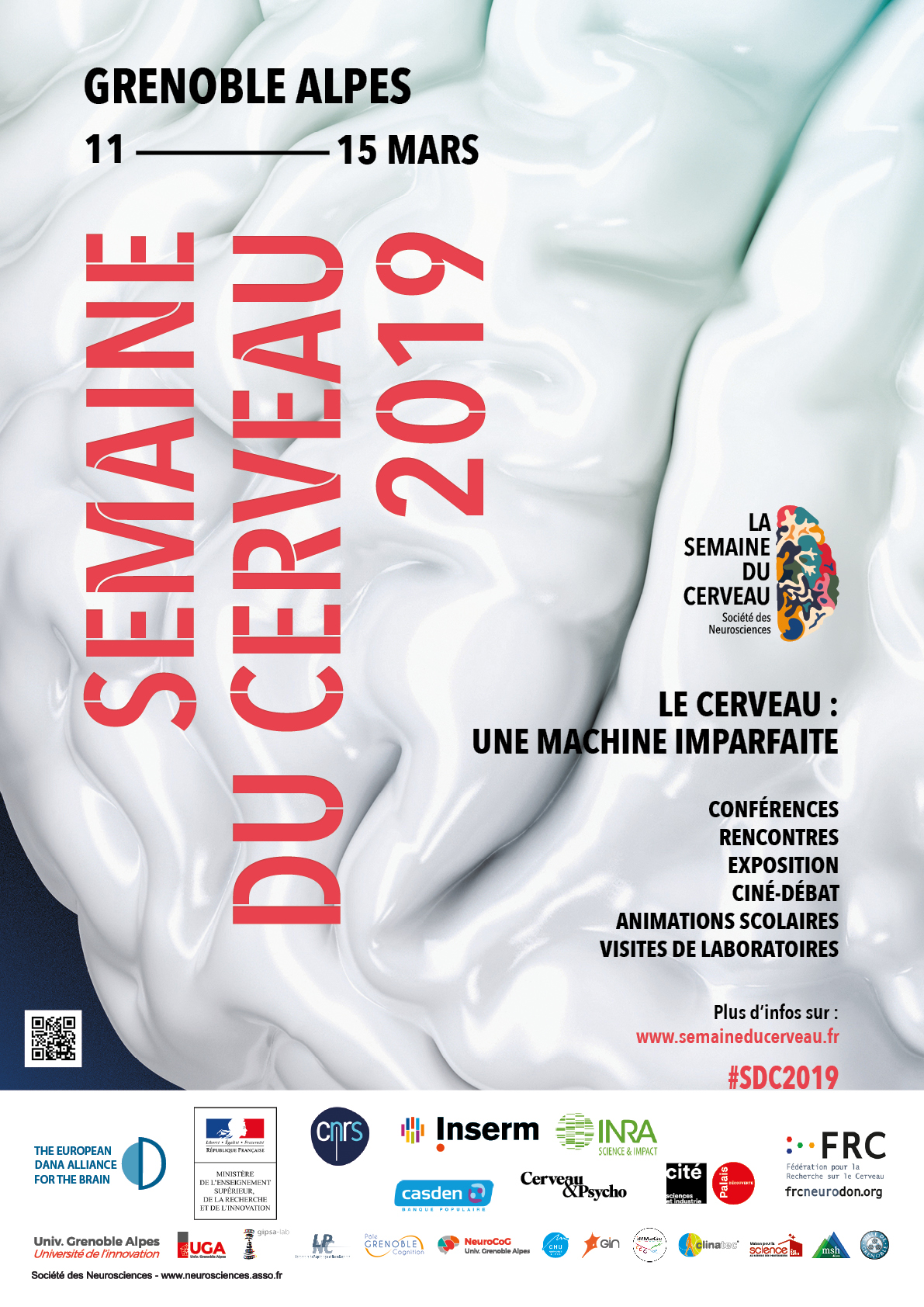 Affiche Semaine du cerveau 2019