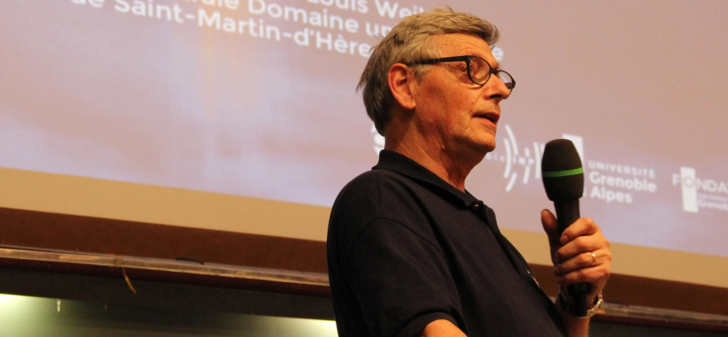 Jean-Jacques Favier lors de la conférence le 24 mars 2016